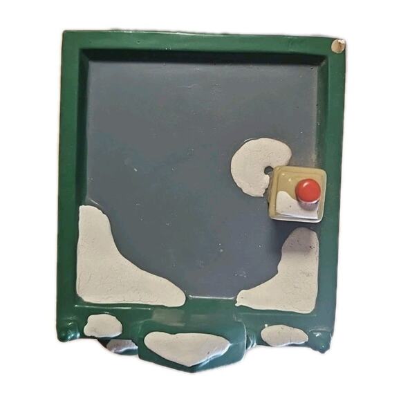 Vtg 1991 Dept 56 Snow Village The Christmas Shop No Light Or Cord - Picture 5 of 6